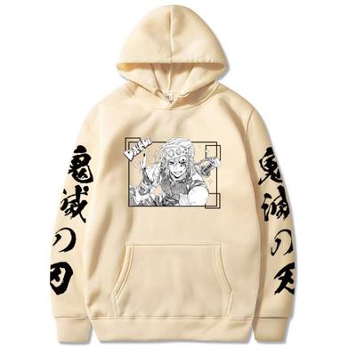 Kimetsu No Yaiba Harajuku Anime Demon Slayer Hoodie Kawaii Manga Uzui Tengen Cool Graphics Sweatshirts Tops