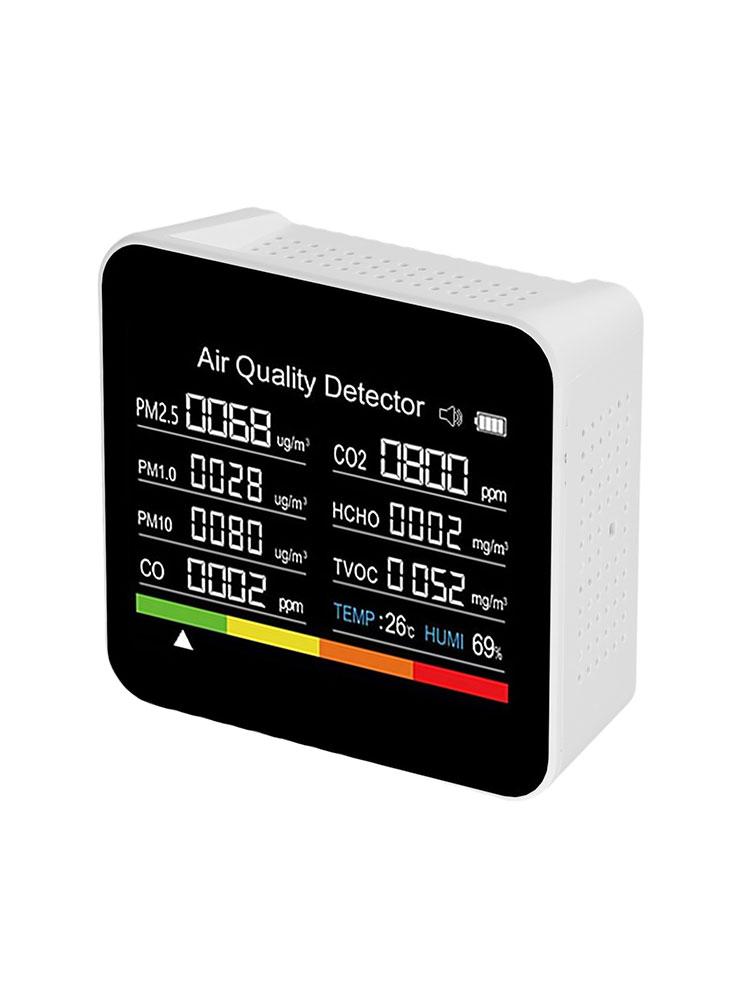 For Greenhouse Monitoring Pollutant Detector Air Quality Tester Humidity Monitor Portable Design Real-Time Air Quality
