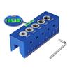 Multipurpose Drilling Alignment Tool with Builts In Level Design 6/7/8/9/10mm Drill Guide Block Locator for Woodworking