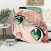 S-SPY×FAMILY Anya Forger Cute Blanket Blanket for Couch Sofa Travel Home Hiking Picni Bed Beding Flannel Blanket Birthday Gift