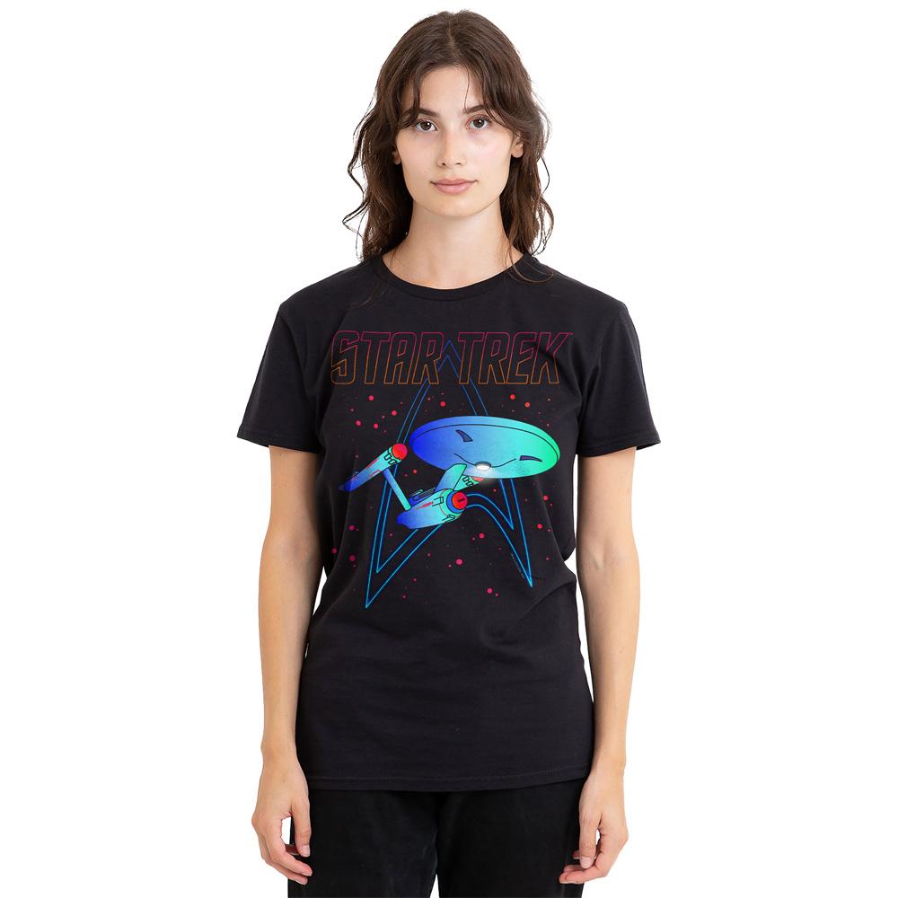 STAR TREK Unisex Adult Neon T-Shirt