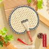 Baby Fan That Can Be Chewed, Hand-Cranked Small Palm Fan, Hand-Woven Fan, Traditional Banana Leaf Fan for Children, Girls, and Babies