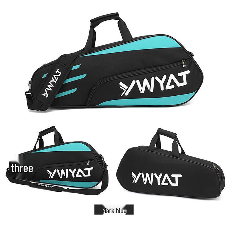 2020 Korean Style Badminton Backpack, Double/Single Shoulder, Holds 3 Rackets, Unisex, Student Edition.