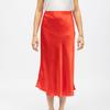 Straight Skirt with Satin Effect Jill Woman LA PETITE ETOILE