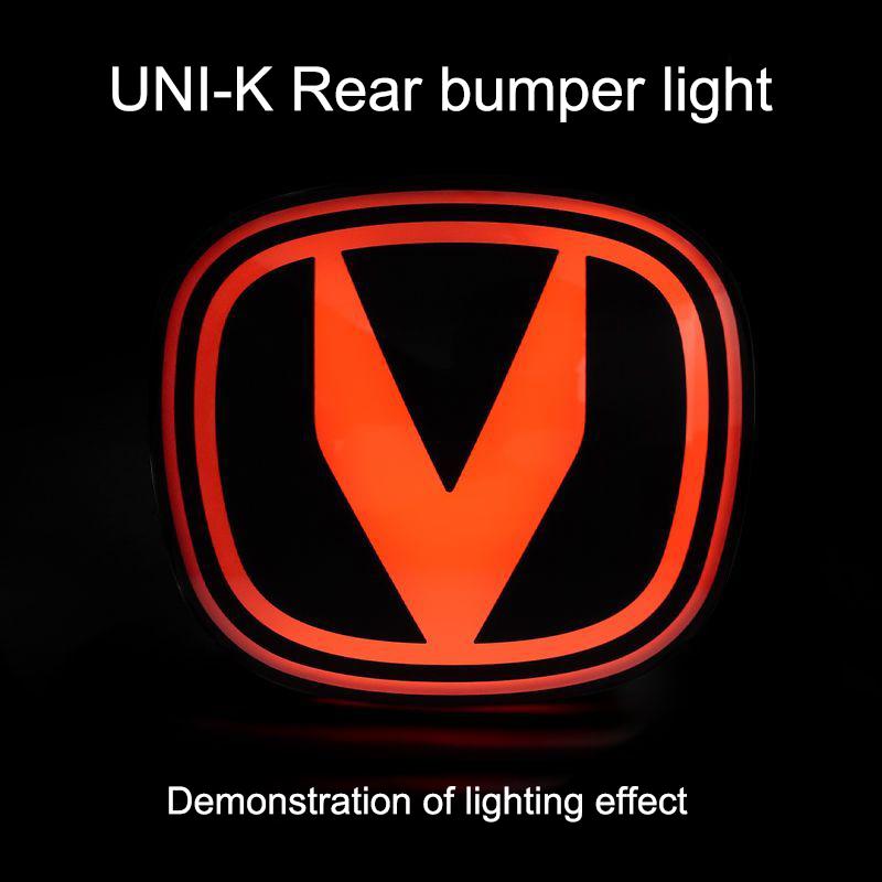 For Changan Unik Uni K 2021-2023 Car Front Rear Logo LED Light Original Decorative Illuminated Emblem Tuning Parts Accessories