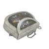 Silber Klein Größe Metalltasche Münzbörse Ethnisch Braut Kinder Tasche Party Clutch