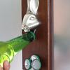 Bottle Opener Multifunctional Wall Mounted Stainless Steel Innovative Delicate Rabbit Head Refrigerator Magnet for Kitchen