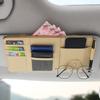 Auto Sonnenblenden Organizer Auto Sonnenblende Aufbewahrungstasche Auto Organizer Sonnenbrillenhalter Kartenorganizer Ticketfach Stifthalter