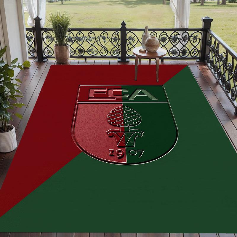 Weicher Boden Teppich FC Augsburg FC Muster Teppich Teppichboden Dekorationsmatte Für Heimzimmer Dekoration