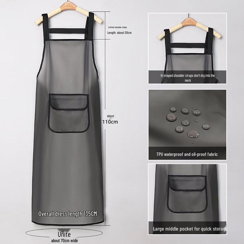 BeiYou Women s No-Wash Waterproof Kitchen Apron
