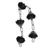 Rain Chain 37.4in Aluminum Alloy Flower Rain Catcher Chain for Downspout Patio Decoration