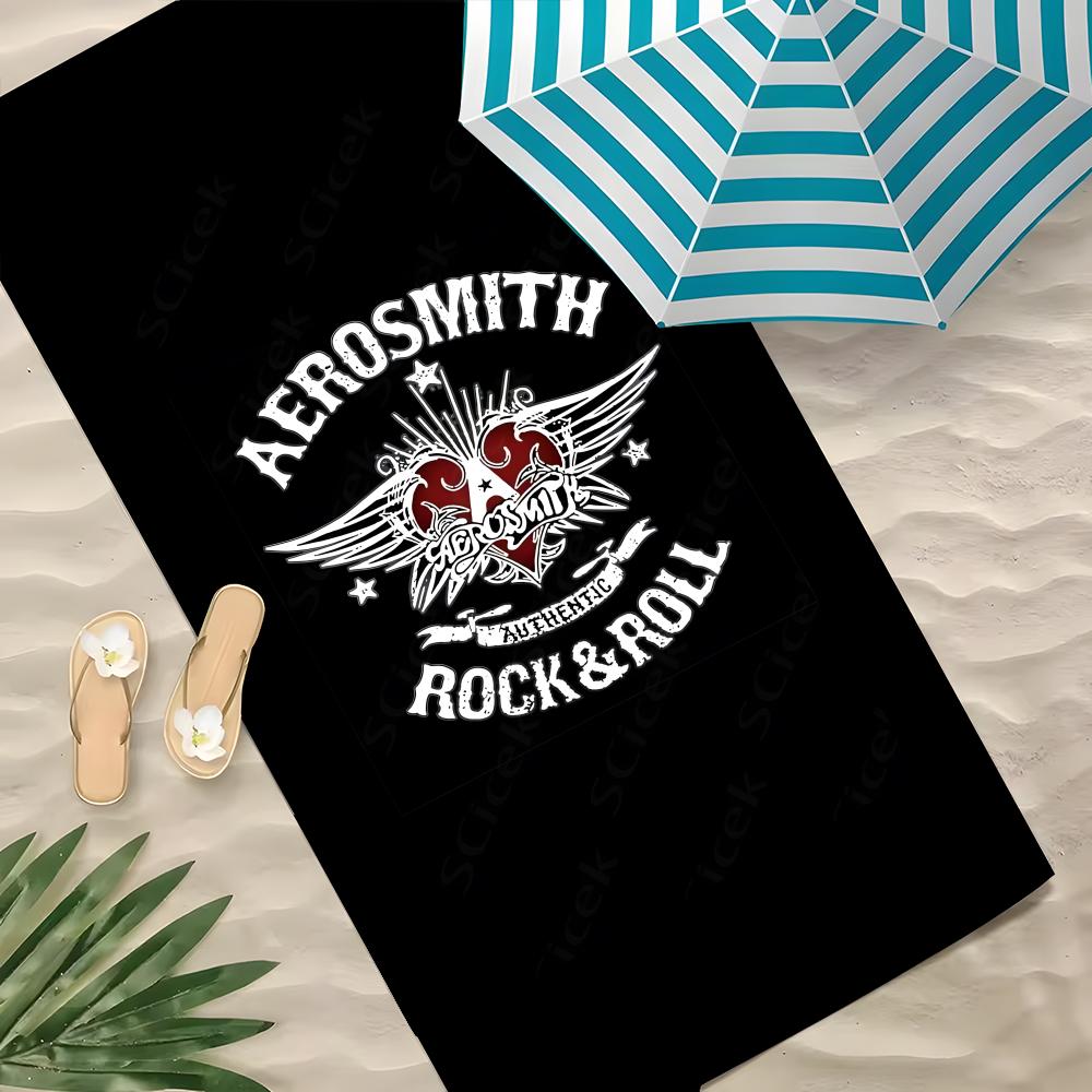 Band A-Aerosmith Towel Microfiber Beach Towel, Quick-Dry, Sand-Free, Ultra-Fine Fiber, Super Soft.