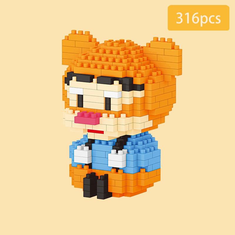 

Винни Пух Алмазные Мини Частицы Строительные Блоки Tigger,316pcs