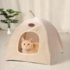 Cat Tent Indoor Outdoor Pet Tent House Portable Cat Cave Bed with Handle for Kittens Puppies Small Animals