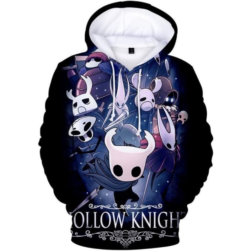 Hollow Knight Hoodies 2025 Vintage Merch Hoodie Men and Women Hip-hop Sports Pullover Sweatshirt