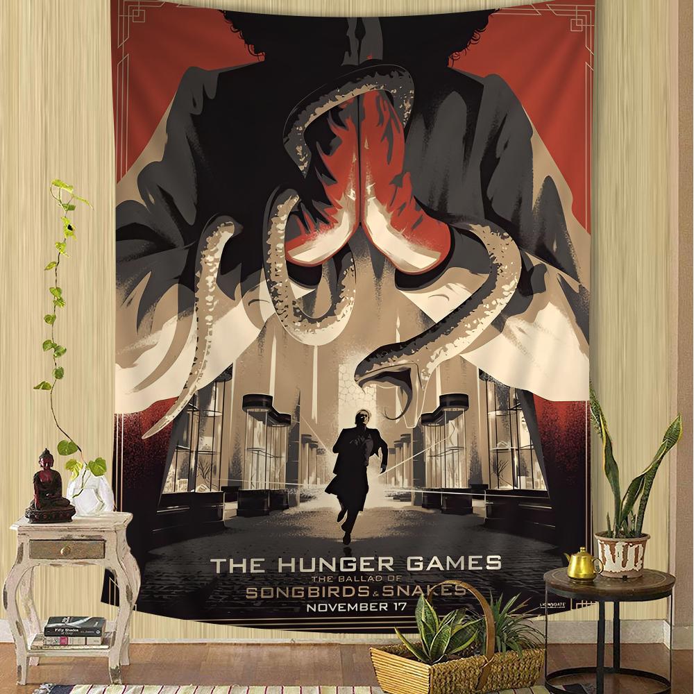 The Hunger Games 3 Chart Tapestry for Living Room Home Dorm Decor Art Home Decor