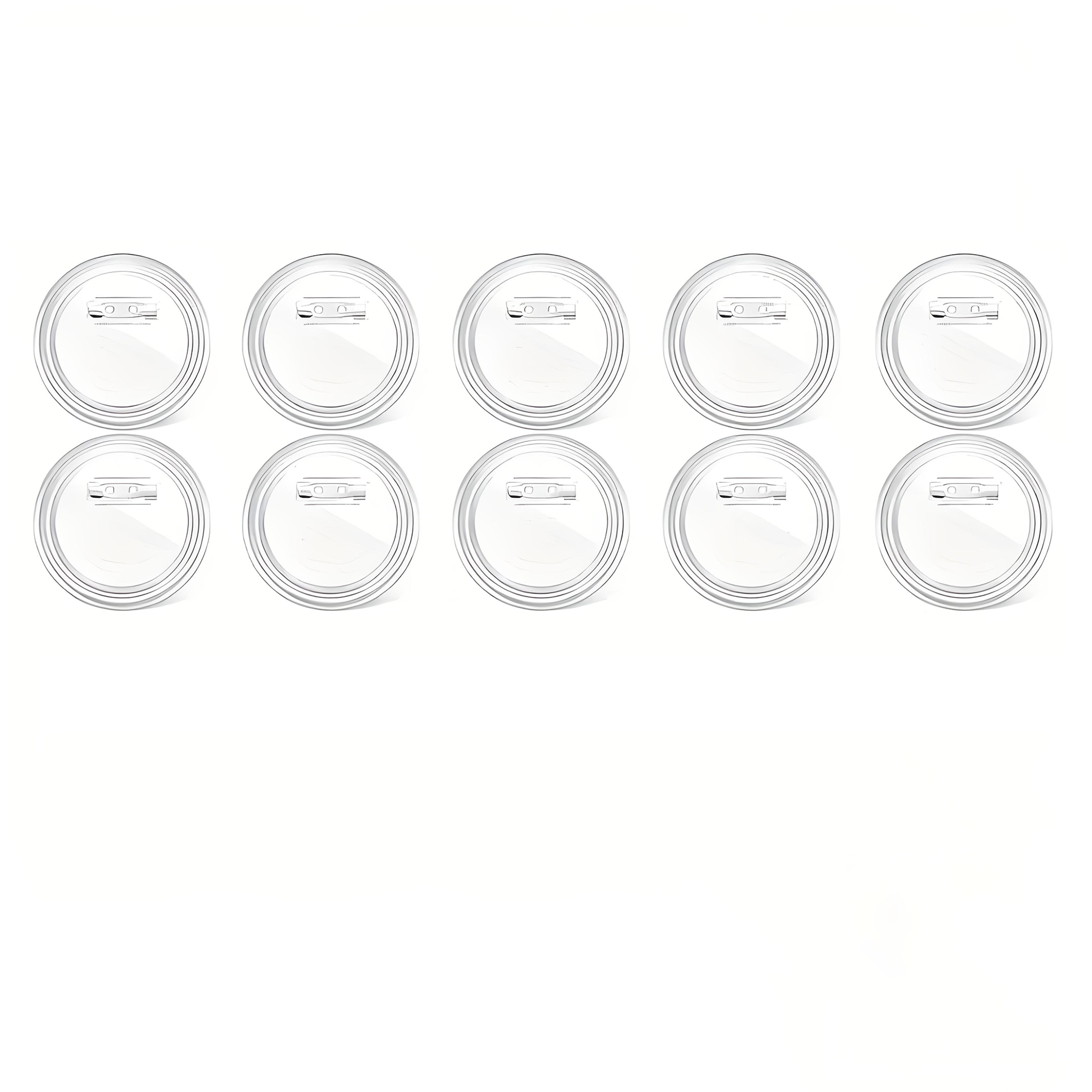 

Alfileres de botones acrílicos, insignias transparentes, Kit de insignias de botones para manualidades DIY