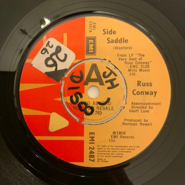 

7inch Record RUSS CONWAY - Side Saddle EMI2487PROMO EMI UK Pop Used