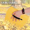 Leaf Grabbers Comfortable Handheld Leaf Rake Serrated Outdoor Leaf Trap for Picking Up Leaves Grass for Clippings Shrubs Garbage