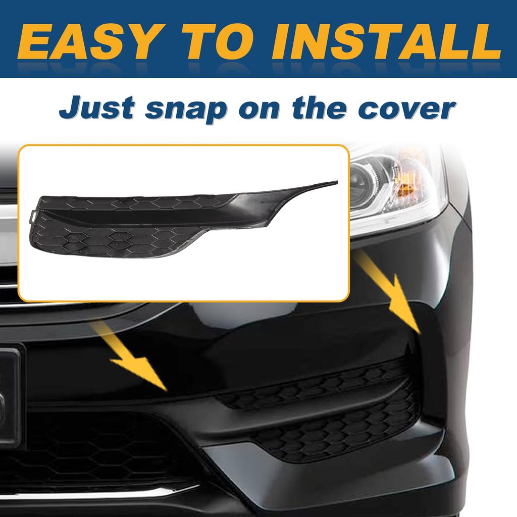 Cornice Faro Antinebbia Adatta Per Honda Accord 2016 2017 Rivestimento Lampada Griglia Copertura Sotto Paraurti Anteriore 71112-T2F-A51 71102-T2F-A51