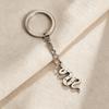 Stainless Steel Snake Hollow Keychain Pendant - Fade-Resistant