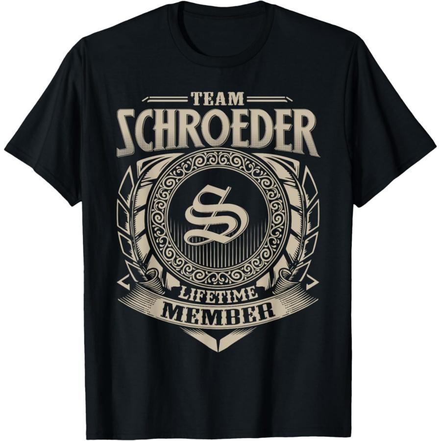 Team SCHROEDER Lifetime Member Vintage SCHROEDER Family T-Shirt XXXXXL чёрный