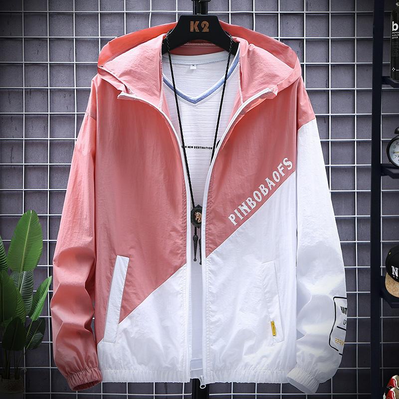 Summer New Quick Dry Skin Hooded Jacket Men Sun Protection Clothing Fishing Clothes Male Windbreaker Size 3XL