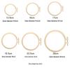 Bamboo-Style Adjustable Mini Embroidery Hoop - Handmade Cross Stitch & Weaving Frame