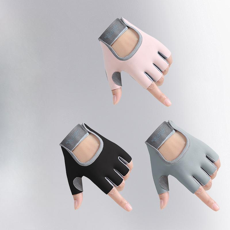 Fitness Half Finger Gloves for Men Thin Breathable and Anti Slip Outdoor Sports Cycling Mountaineering Equipment Bicycle Gloves for Women