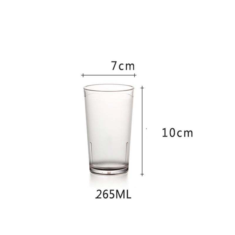6pcs Acrylic Drinking Glasses Set Plastic Tumblers Plastic Cups Dishwasher Safe Cups Glassware Unbreakable Plastic Drinking Set