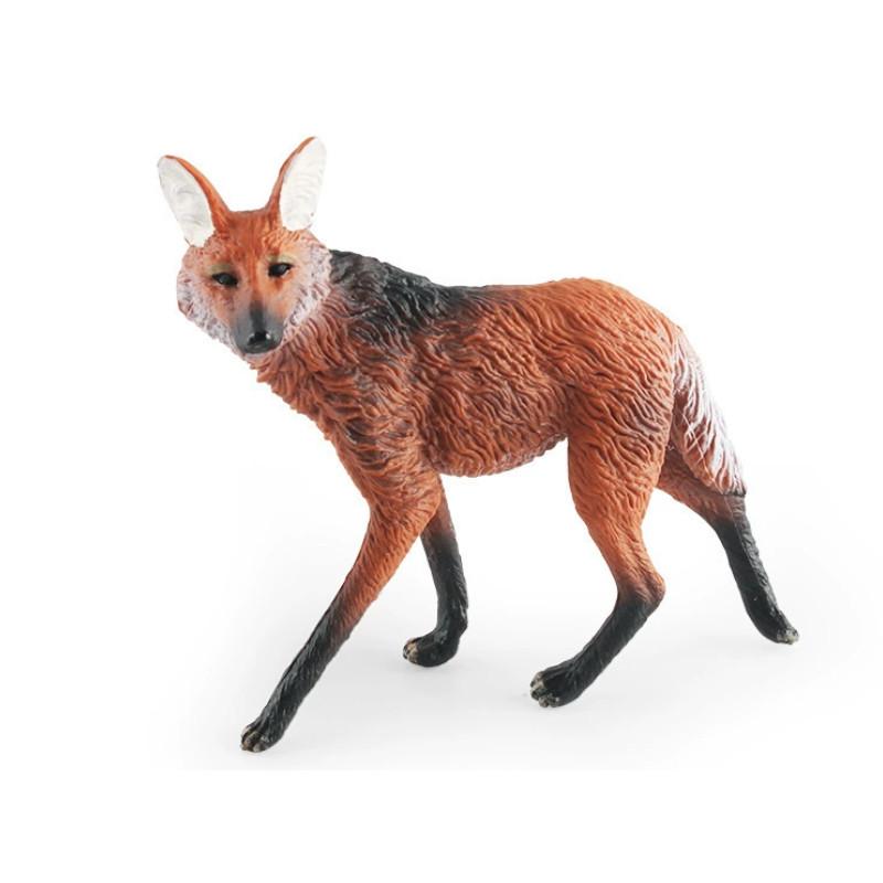 Sculpture Animal Realistic Wolf Model Plastic Toy For Kids Room Decoration Gift