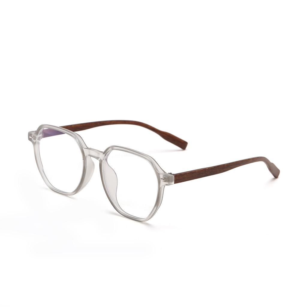 Glasses 75232 Square Rivet Thin Frame Retro Gradual Change Frame Flat Mirror