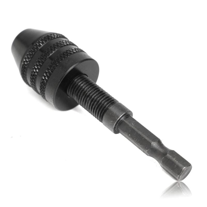 Drill Chuck Mini Keyless 0.3-6.5mm Mini Small Adapter Converter Hexagonal Shank