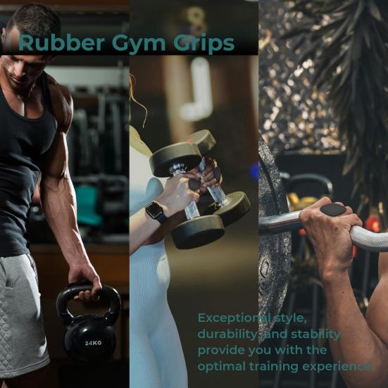 1 Pair Anti-Slip Silicone Workout Grips Men Women Hand Palm Protection Lifting Deadlift Pull-Up Grippers Gym Training Exercise Fingerless