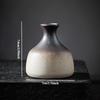 Ceramic Small Vases, Ceramic Flower Utensils, Tea Table Vases, Coarse Pottery, Zen Inspired Home Decorations