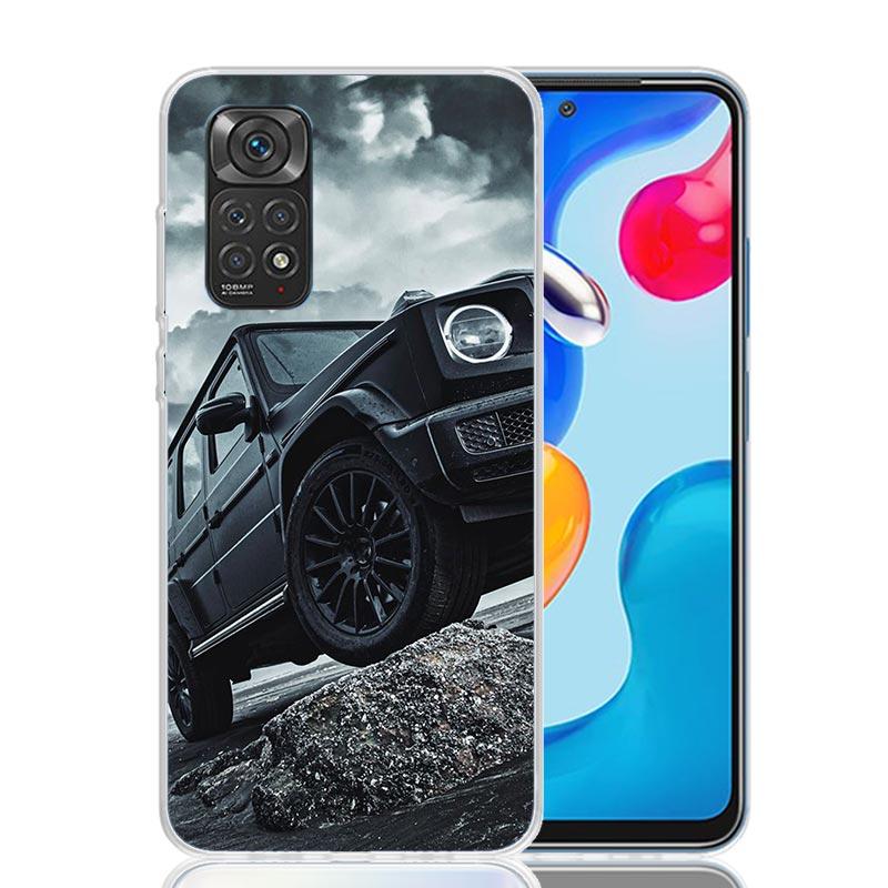Sport Car C63 E63 S63 G63 Phone Case For Xiaomi Redmi Note 13 14 15 Pro Plus 12S 12 14S 11S 11E 10 10S 11 11T 5G 4G Cover Coque