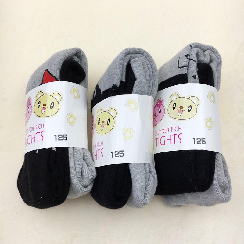 Girls' Thickened Terry Cotton Leggings: Autumn & Winter Pantyhose for Ages 3-7