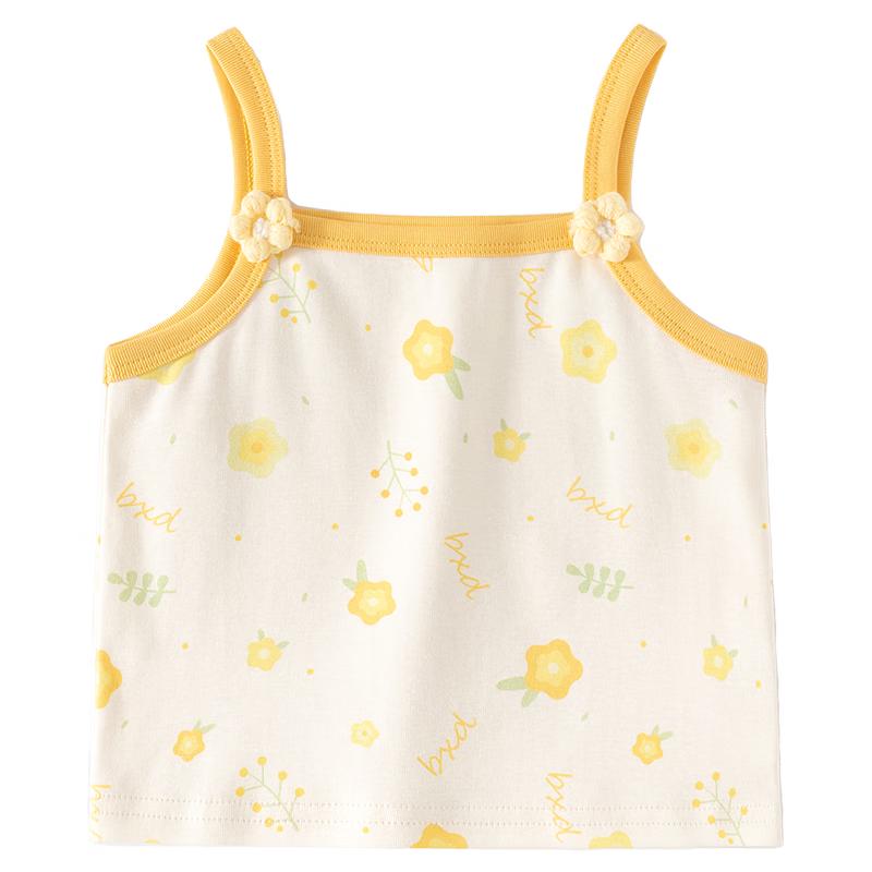 

Baby Girls Summer Sleeveless Strap Top 100