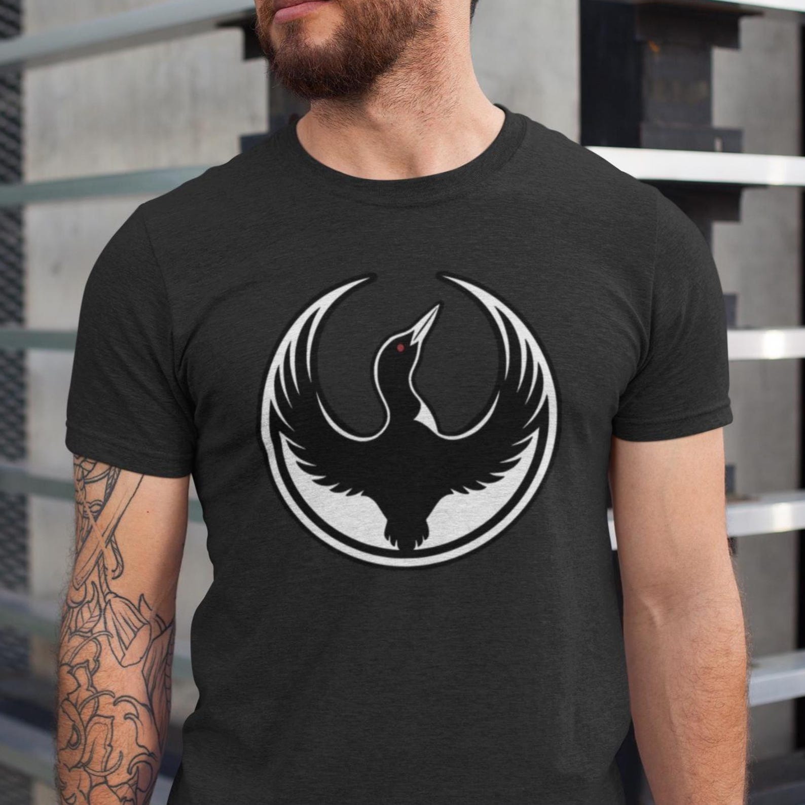 Minnesota Rebel Alliance Political Tee: MN State Bird Loon Protest + Resistance Unisex Shirt XL
