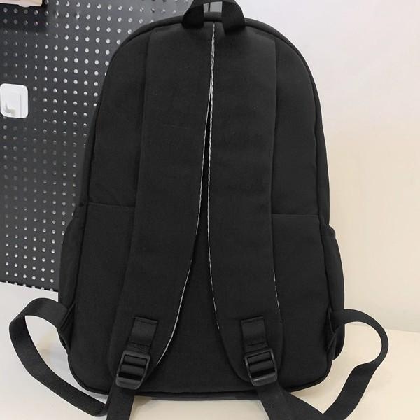 Schoolbag new Japanese ins solid color backpack Korean version ins small fresh college style junior high school student versatile backpack
