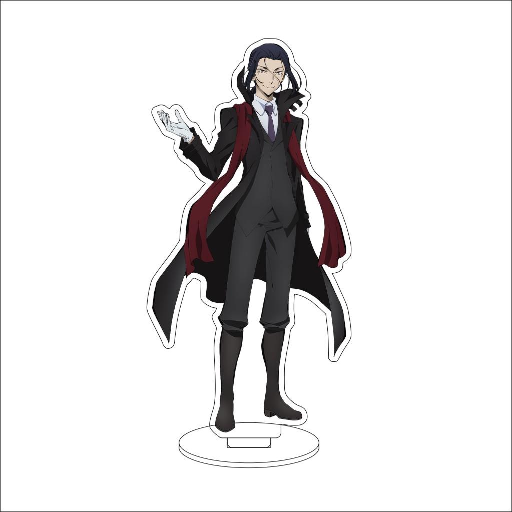 16CM Anime Cosplay Acrylic Stand Ornaments Edogawa Rampo Kunikida Doppo Dazai Osamu Figure Stand Halloween Christmas Gifts