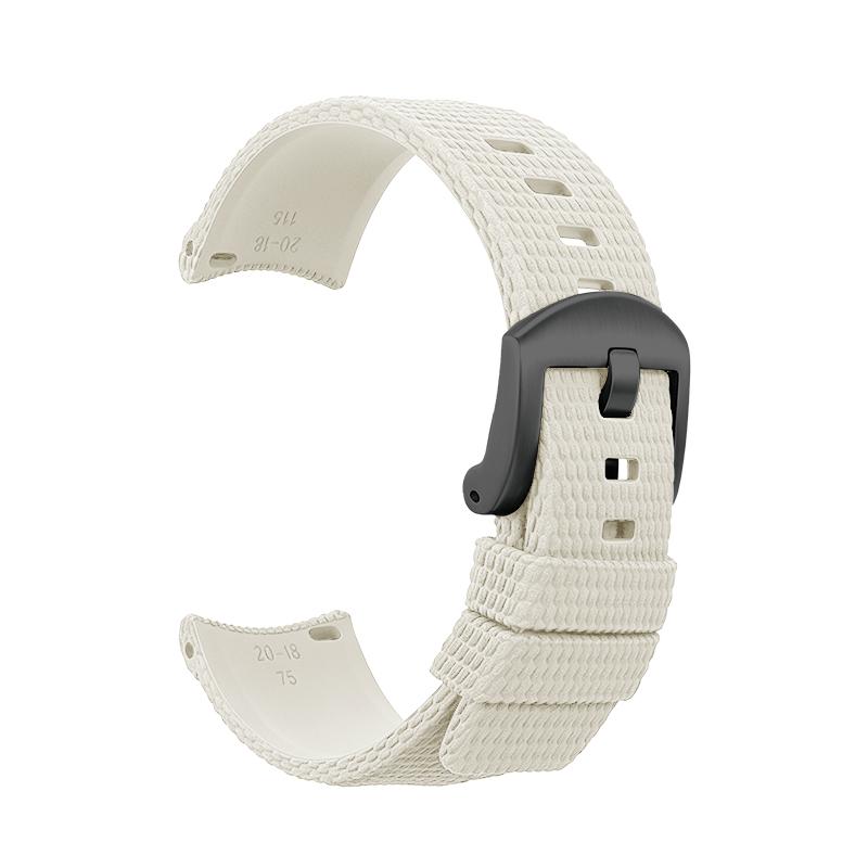 Quick-release elbow with curved fluororubber Watch strap for Tudor White Panda BLACK BAY Chronograph Monster Gold Eye M79360