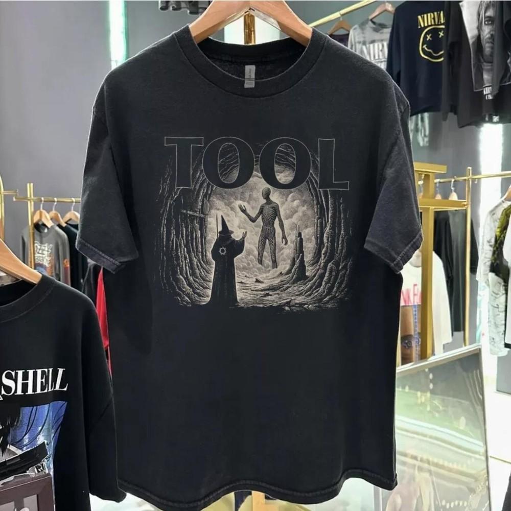 Tool Band Tshirt Tool Graphic Retro Style Black Unisex Tshirt Reprint KH14727 Unisex T-Shirt S