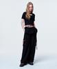 2113 Studio Ruffle Micro Mini Wrap Skirt Black