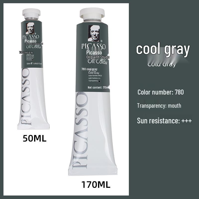 

Тюбик масляної фарби 50 мл Біле золото - Професійний клас для художників та дітей