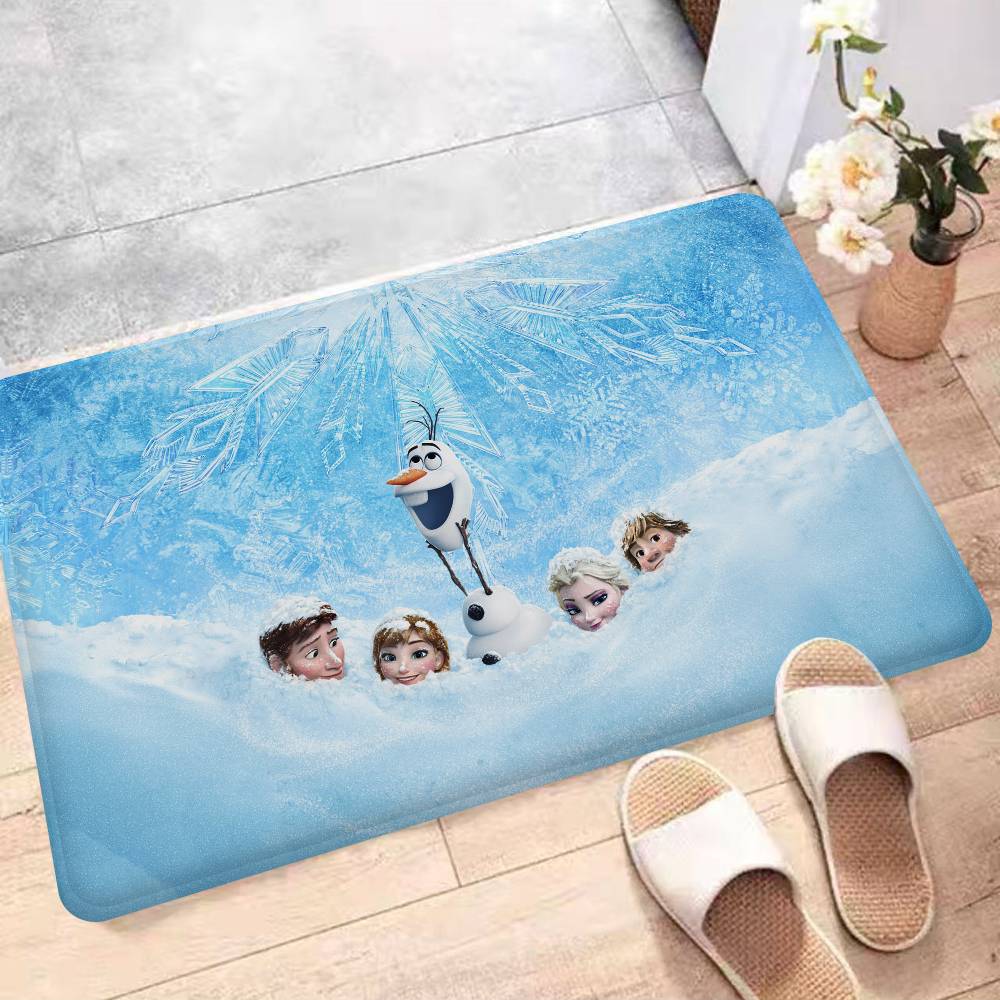 Film Cartoon F-Frozen Raummatten Waschbar Rutschfest Wohnzimmer Sofa Stühle Bereichsmatte Küche Alfombra