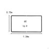 16:9 Projection Screen for Movie , Easy Setup White Curtain Outdoor And Indoor Use