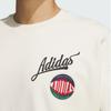 adidas Originals Embroidered Sport Crewneck Sweatshirt Men Tops Off-White IZ1521