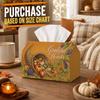 1pc Autumn Harvest Tissue Box with Cornucopia Fruit Pumpkin - Waterproof Foldable Toilet Paper Holder, Lightweight Suitable for Living Room, Kitchen, 