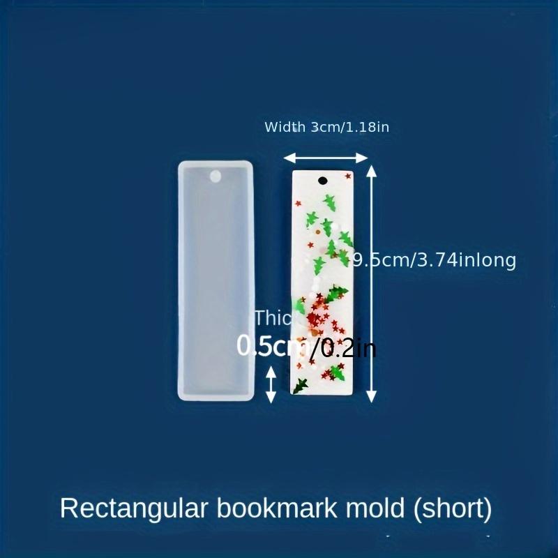 Silicone Animal Shape Bookmark Mold, DIY Epoxy Resin Casting Tool with Tassels Pendants for Jewelry Handmade Art Craft Making